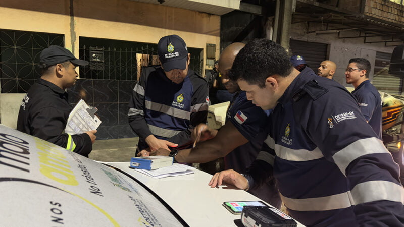 Detran AM deflagra operações e autua 350 condutores no fim de semana