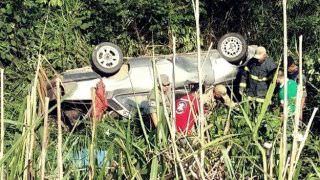 Borracheiro morre após carro capotar na rodovia AM-010, em Iranduba