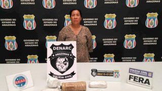Mulher é presa pela terceira vez com drogas no bairro São José 4, em Manaus