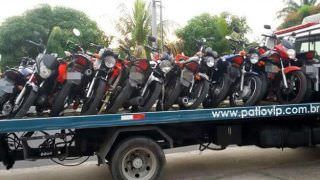 Operação apreende 22 motocicletas que atuavam irregularmente no serviço de mototáxi