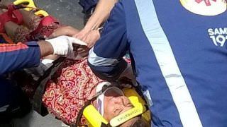 Mulher é atropelada na ‘Faixa Azul’ da Avenida Max Teixeira, Zona Norte de Manaus