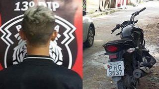 Adolescente suspeito de roubar motocicleta é apreendido na Zona Leste de Manaus