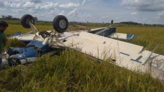 Avião com droga que caiu no Paraná estava com licença de voo suspensa