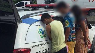 Em Manaus, suspeitos de assaltos em fuga entram na contramão de avenida e causam colisão