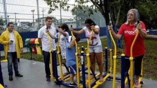 Academia hídrica ao livre é entregue na Zona Centro-Sul de Manaus