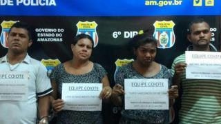 Em Manaus, quatro pessoas são presas por envolvimento com o tráfico de drogas
