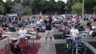 Largo de São Sebastião recebe segunda edição do encontro de bateristas de Manaus