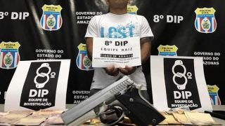 Foragido do Compaj é recapturado em posse de arma de fogo e documento falso