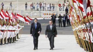 Temer e primeiro-ministro da Espanha iniciam reunião no Palácio do Planalto