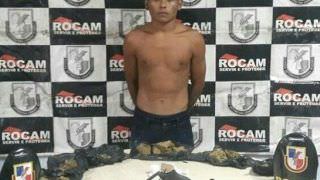 Rocam prende homem com drogas e arma de fogo na Zona Norte de Manaus