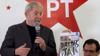 Lula defende saída de Temer e eleições diretas