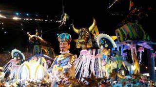 Caprichoso ressalta origem do boi bumbá amazônico no Festival de Parintins