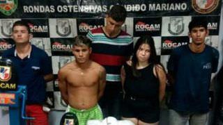 Em Manaus, Rocam prende quadrilha com drogas e recupera carro roubado