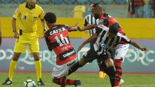 Com um a mais, reservas do Santos sofrem para empatar com lanterna Atlético-GO