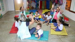 Projeto ‘Ginástica do Bebê’ estimula desenvolvimento de alunos de Creches Municipais