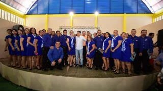 Governador inaugura quadra poliesportiva e anexo da Escola Estadual Eliana Socorro Pacheco Braga