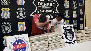 Dois homens são presos com 23 quilos de maconha em Manaus