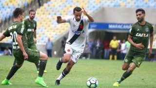 Vasco sai na frente, mas cede o empate do Coritiba no Maracanã