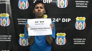 Jovem é preso com drogas no bairro Presidente Vargas, na zona sul de Manaus