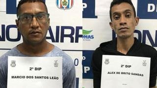 Dupla é presa com 76 trouxinhas de drogas no bairro Colônia Oliveira Machado