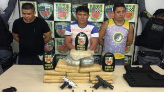 Força Tática prende cinco com 15 quilos de maconha na Zona Norte de Manaus