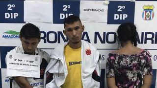 Irmãos e adolescente são presos com drogas e armas na Zona Sul de Manaus