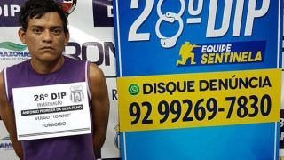 Foragido da Justiça condenado por tráfico de drogas é preso na Zona Leste de Manaus
