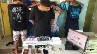 Em Barcelos, cinco adolescentes são apreendidos por furto e colombiano é preso por receptação