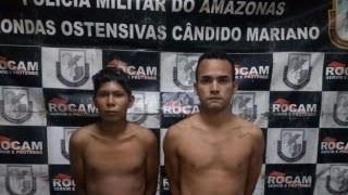Após denúncia anônima, dupla é presa com 117 porções de drogas no bairro Compensa