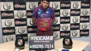 Homem é preso por porte ilegal de arma de fogo e tráfico de drogas na Zona Norte de Manaus