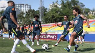 Seleção brasileira se prepara para enfrentar a Sérvia