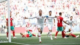 Portugal é pressionado por Marrocos, mas vence com gol de CR7