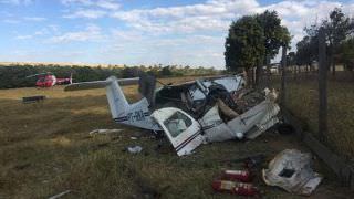 Acidente com aeronave perto de Brasília deixa quatro feridos