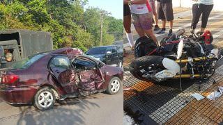 Engenheiro morre em grave acidente entre carro e moto na Zona Oeste de Manaus