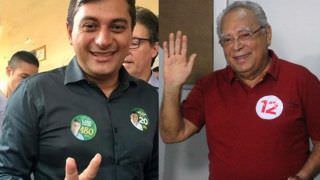 No AM, Wilson Lima (PSC) e Amazonino Mendes (PDT) disputam 2º turno para governo