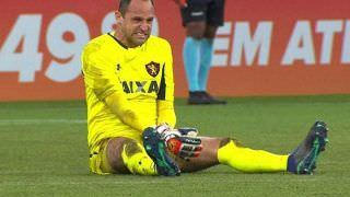 Magrão, goleiro do Sport, sofre fratura e está fora do Campeonato Brasileiro