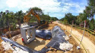 Governo do Amazonas instala novas estruturas para a recuperação da Estrada de Novo Airão