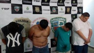 Quatro homens suspeitos de integrarem facção criminosa são presos, em Manaus
