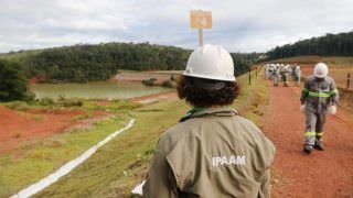 Comitiva de órgãos ambientais e de controle fiscaliza barragens de mineração no Amazonas