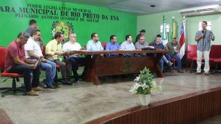 Representantes da Afeam e Sepror reúnem com produtores rurais em Rio Preto da Eva