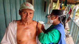 Vacinação de idosos na área rural supera meta do Ministério da Saúde