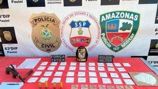 Polícia Civil prende dupla pelo crime de tráfico de drogas em Pauini