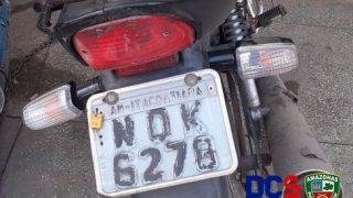 Dupla é detida em motocicleta furtada na Zona Norte de Manaus