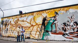 Mural sobre a presença indígena será destaque em memorial