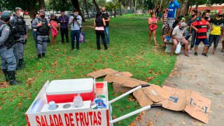 Vendedor ambulante é morto na Praça da Matriz, no Centro de Manaus