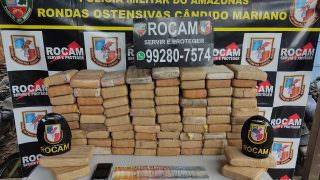 PM apreende mais de 80kg de drogas no município de Iranduba