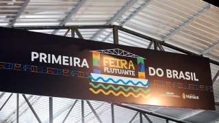 David Almeida realiza última vistoria na primeira ‘feira flutuante’ do Brasil