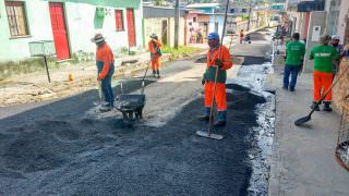 Mutirão da Prefeitura leva infraestrutura ao Colônia Santo Antônio