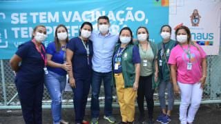 Prefeito convida população para tomar a primeira dose da vacina