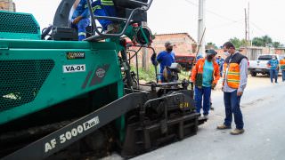 Prefeito fiscaliza obras do ‘estradão’ para comunidade Itaporanga